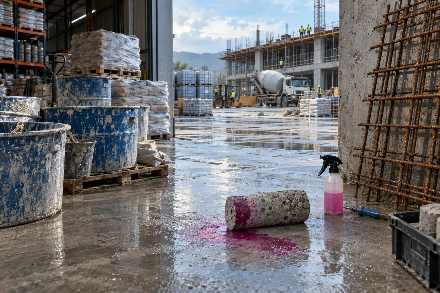 Cacbonat hóa bê tông: Rủi ro tiềm ẩn và giải pháp phục hồi