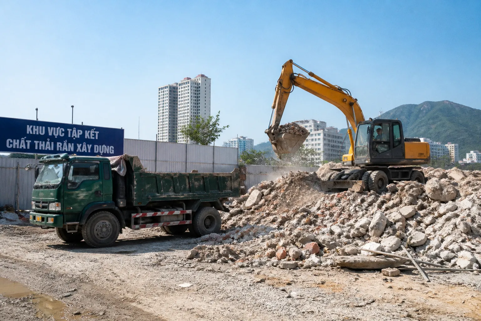 Quy định mới về quản lý và xử lý chất thải rắn xây dựng tại Khánh Hòa