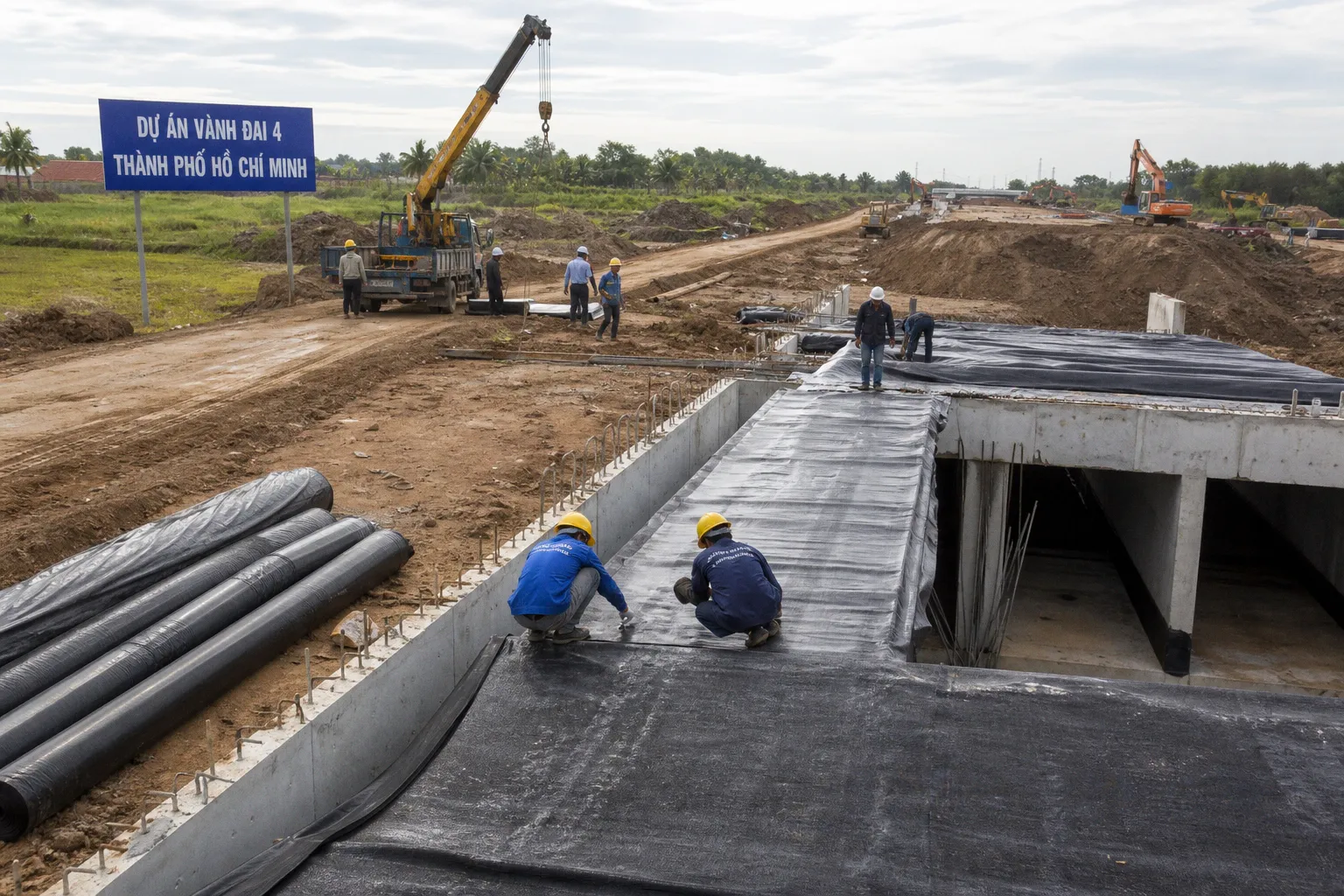 Tháo gỡ nút thắt mặt bằng, vốn và vật liệu cho dự án Vành đai 4 TP.HCM
