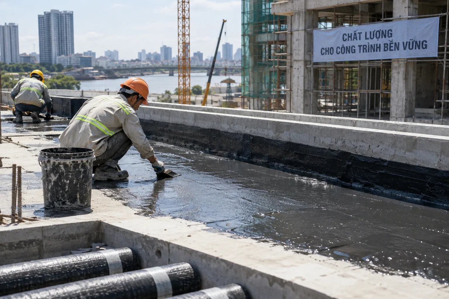 Thay đổi quy định đấu thầu: Cơ hội cho vật liệu chống thấm chất lượng cao