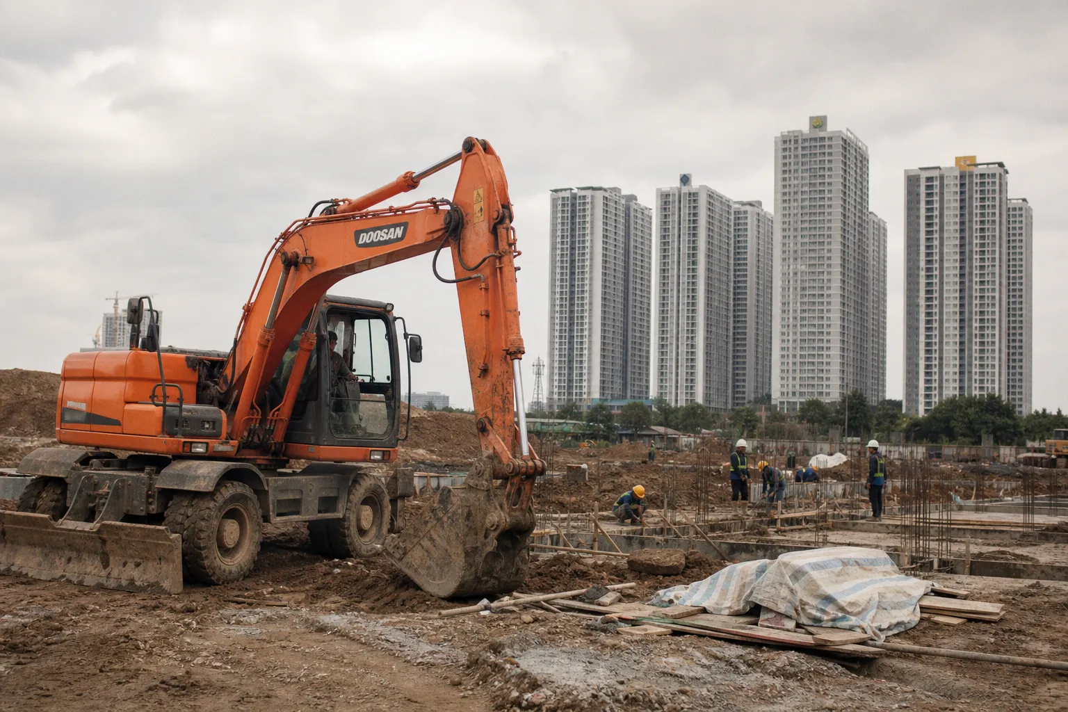 Thị trường xây dựng và vật liệu: Nghịch lý giữa khối lượng công việc và lợi nhuận