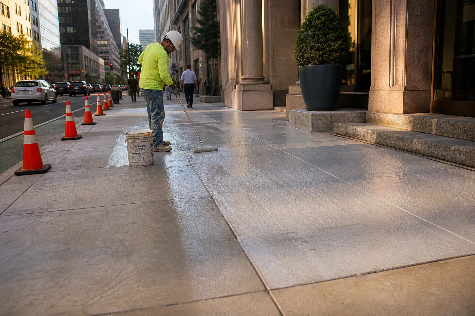 Western Specialty Contractors hoàn thiện dự án chống thấm vỉa hè tại Boston